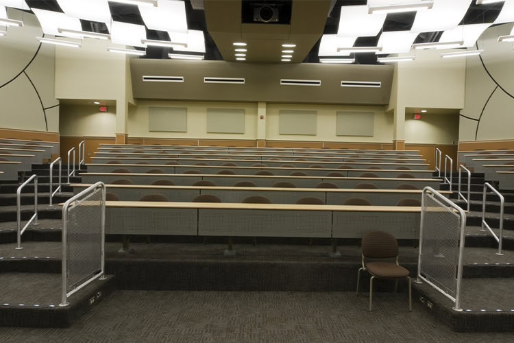 Empty education auditorium.